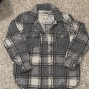 Abercrombie fleece shacket